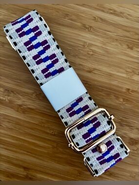 Pom Pom London Lupin Blue Twill Strap